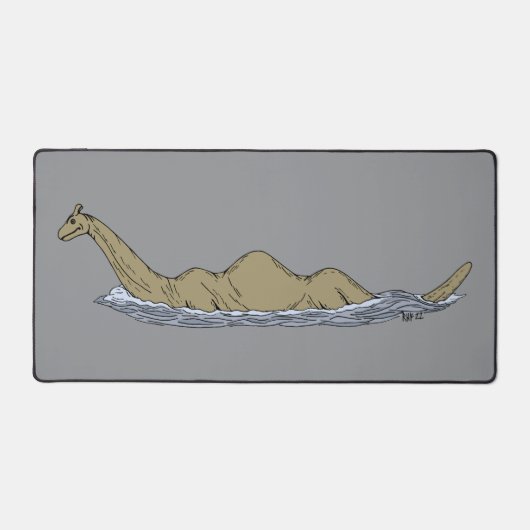 Nessie het Loch Ness Monster Bureaumat (Voorkant)