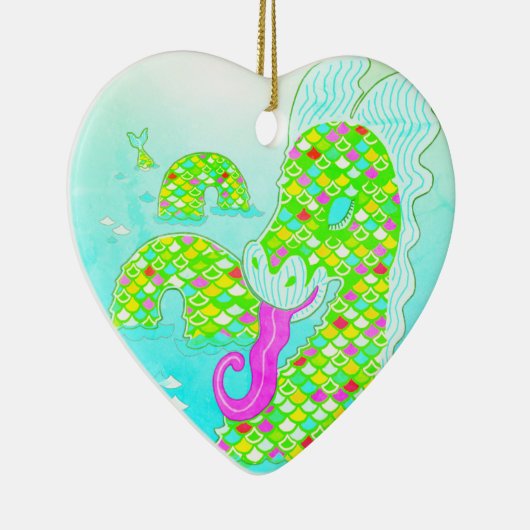 Nessie Keramisch Ornament (Rechts)