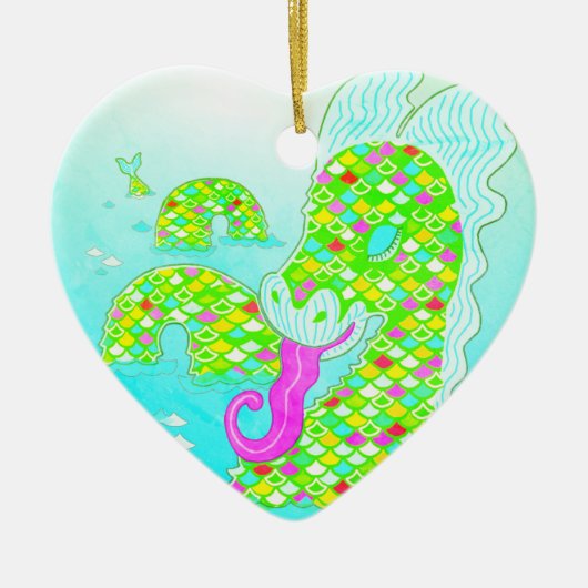 Nessie Keramisch Ornament (Voorkant)