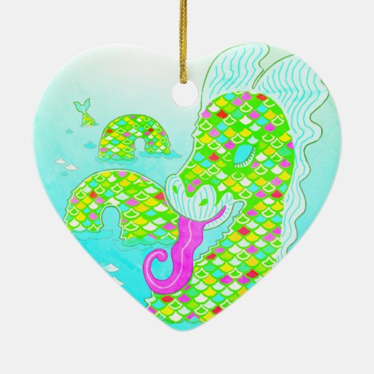 Nessie Keramisch Ornament (Achterkant)