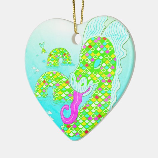 Nessie Keramisch Ornament (Links)