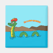 Nessie (Loch Ness Monster) Magneet (Voorkant)