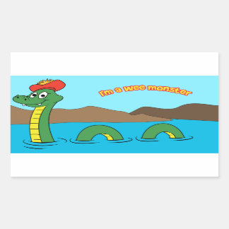 Nessie (Loch Ness Monster) Rechthoekige Sticker