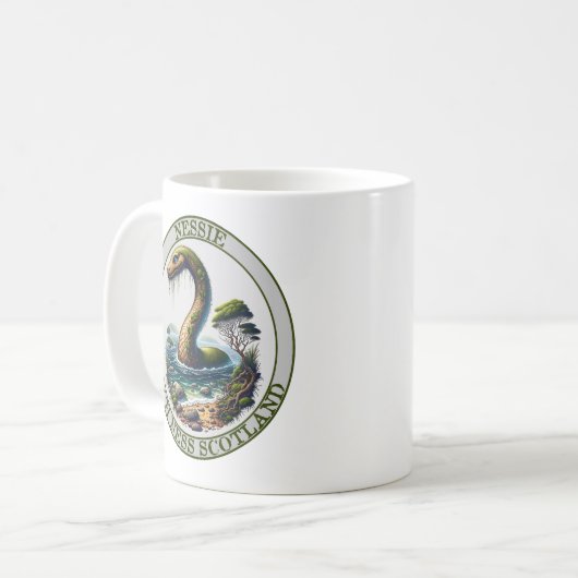 Nessie Loch Ness Scotland Koffiemok (Voorkant links)