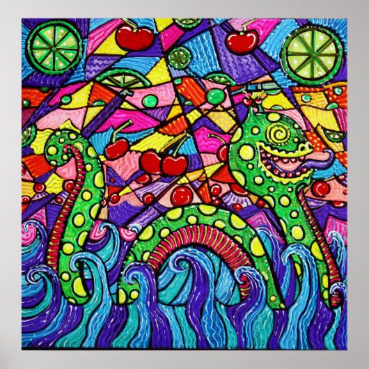Nessie Loves Cherry Limeade Poster (Voorkant)