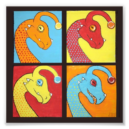 Nessie namaakprint foto afdruk (Voorkant)