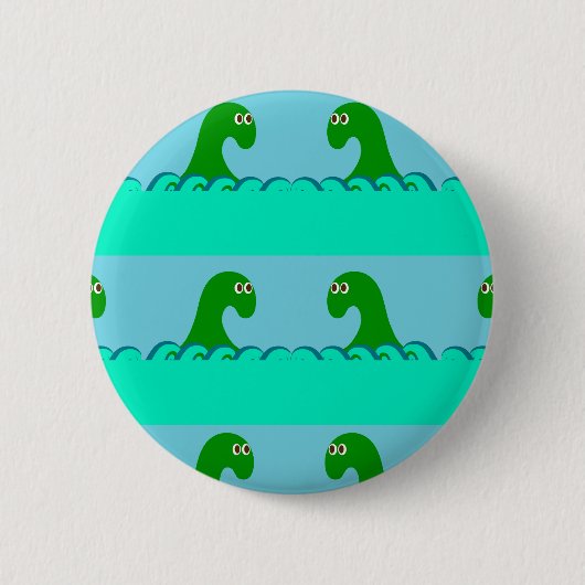 Nessie Pattern Ronde Button 5,7 Cm (Voorkant)