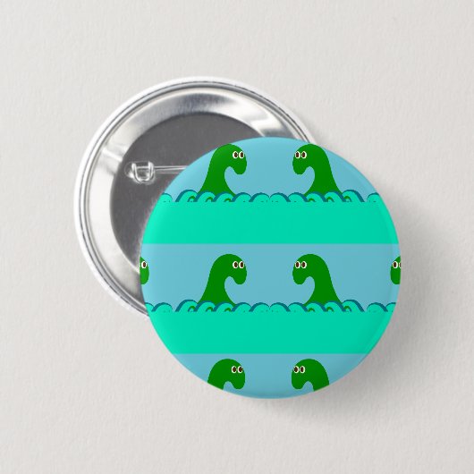 Nessie Pattern Ronde Button 5,7 Cm (Voorkant /achterkant)