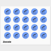 Nessie Ronde Sticker (Vel)
