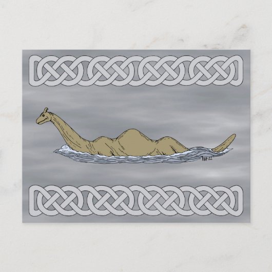 Nessie the Loch Ness Monster Briefkaart (Voorkant)