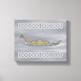 Nessie the Loch Ness Monster Canvas Afdruk