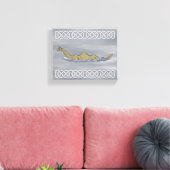 Nessie the Loch Ness Monster Canvas Afdruk (Insitu (Woonkamer))
