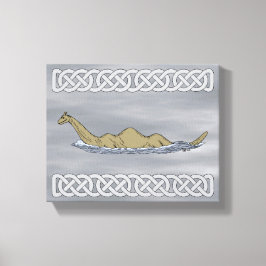 Nessie the Loch Ness Monster Canvas Afdruk