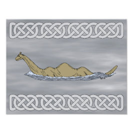 Nessie the Loch Ness Monster Foto Afdruk