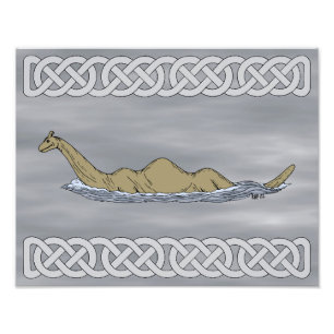 Nessie the Loch Ness Monster Foto Afdruk