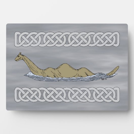 Nessie the Loch Ness Monster Fotoplaat (voorkant)