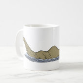 Nessie the Loch Ness Monster Koffiemok (Voorkant links)