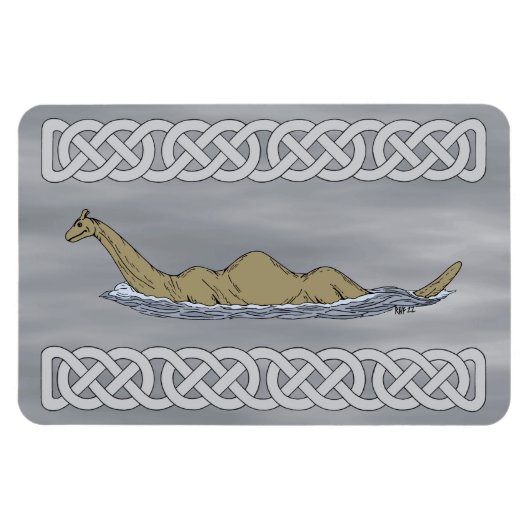 Nessie the Loch Ness Monster Magneet (Horizontaal)