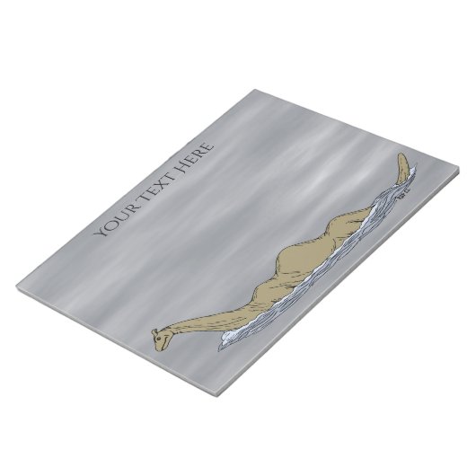 Nessie the Loch Ness Monster Notitieblok (Schuin)