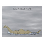 Nessie the Loch Ness Monster Notitieblok (Voorkant)