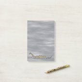 Nessie the Loch Ness Monster Post-it® Notes (Op bureau)
