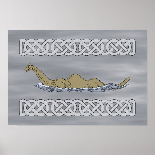 Nessie the Loch Ness Monster Poster (Voorkant)