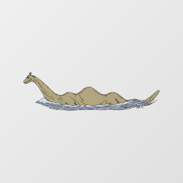 Nessie the Loch Ness Monster Raamsticker