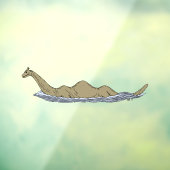 Nessie the Loch Ness Monster Raamsticker (Vel 3)