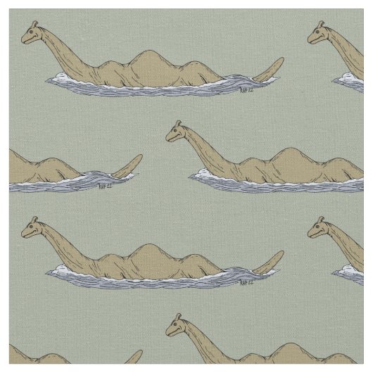 Nessie the Loch Ness Monster Stof (Close Up)