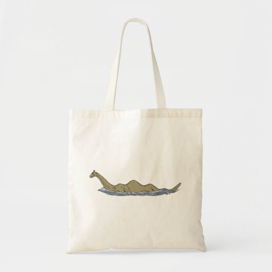 Nessie the Loch Ness Monster Tote Bag (Voorkant)