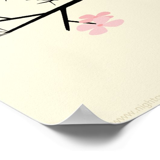 Nest and Blossom Personalized Nursery Poster (Hoek)