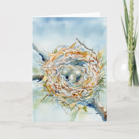 "Nest" Blank Notecard Bedankkaart (Voorkant)