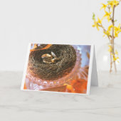 ***NEST CHRISTMAS EIEREN** CHRISTMAS KAART (Gele Bloem)