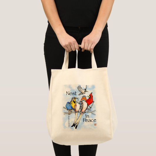 Nest in de vrede: Team Kaspari Tote Bag (Voorkant (product))