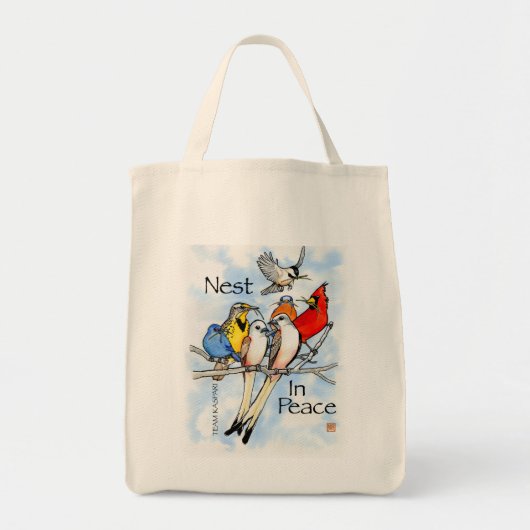 Nest in de vrede:  Team Kaspari Tote Bag (Voorkant)
