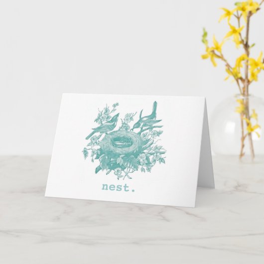 Nest Kaart (Gele Bloem)