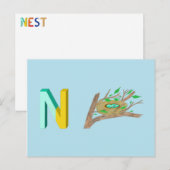 Nest Kaart (Voorkant / Achterkant)