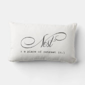 Nest Lumbar kussen slaapkamer retraite (Achterkant)