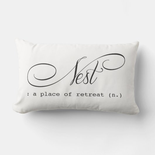 Nest Lumbar kussen slaapkamer retraite (Voorkant)