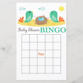 Nest met de bingo van het baby shower van de Ei (Voorkant)