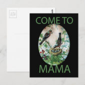 Nest of Joy: Familie's Voedende Jonge Geest Liefde Briefkaart (Voorkant / Achterkant)