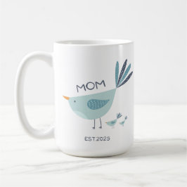 Nest of Love beroemd gemaakt door Mama Bird Art Koffiemok