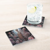 Nest of undode Zombies Horror Art Glazen Onderzetter (Schuin)