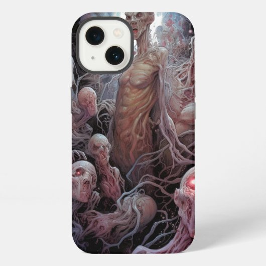 Nest of undode Zombies Horror Art iPhone Hoesje (Achterkant)
