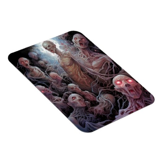 Nest of undode Zombies Horror Art Magneet (Rechterzijde)