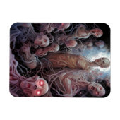 Nest of undode Zombies Horror Art Magneet (Horizontaal)