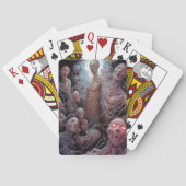 Nest of undode Zombies Horror Art Pokerkaarten (Achterkant)