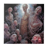Nest of undode Zombies Horror Art Tegeltje (Voorkant)