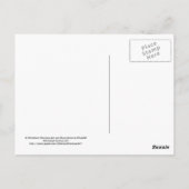 Nest Robin Eggs en Multicolored Numbers Briefkaart (Achterkant)