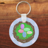 Nest van paaseieren sleutelhanger (Voorkant)